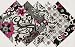 25 5 Marie Osmond Fuchsia Black & White Quilting Fabric Squares