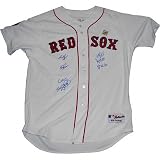 Boston Red Sox 2004 and 2007 Seven Signature Francona Jersey with 04 and 07 WS Patches