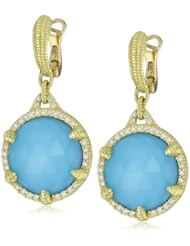 Judith Ripka "Eclipse" Single Eclipse with Pave Earrings