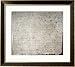 Inscription in the Kushana Language Written in the Greek Alphabet Framed Art Poster Print by Afghan School, 29x25
