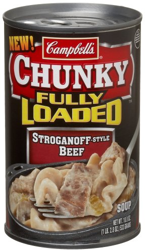 Campbell Chunky Fully Loaded Beef Stroganoff, 18.8-Ounce Units (Pack of 12) by Campbell
