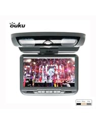 Car Audio or Theater: Ouku -Grey Gray 9-Inch Flip Down Roof Mount Monitor and DVD Player with Wirel... - LightInTheBox