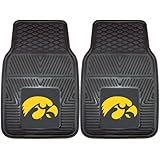 FANMATS NCAA University of Iowa Hawkeyes Vinyl Heavy Duty Car Mat