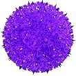 Bethlehem Lighting Indoor/Outdoor Mini Star Christmas Light Sphere 50  , Purple