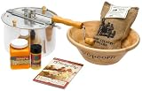 The Original Whirley Pop Stovetop Popcorn Popper Complete Popcorn Kit