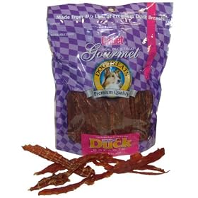 Click here to buy Duck Breast Fillet Dog Treats, 1 Lb.