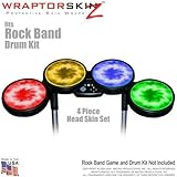 Tie Dye Colors Skin by WraptorSkinz fits Rock Band Drum Set for Nintendo Wii, XBOX 360, PS2 & PS3 (D