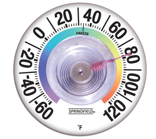 Springfield Suction Cup Thermometer (3.5-Inch)