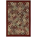 Concepts Broadway Woven Rug Collection - Red