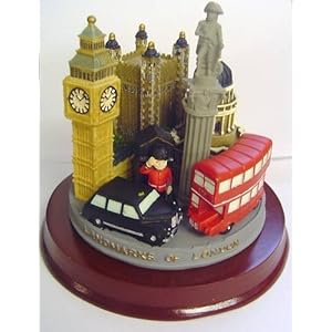 Figurine souvenirs des monuments de Londres Figurine souvenirs des monuments de Londres