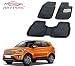 Auto Pearl - Premium Quality Car 4D Croc Textured, 2 Rows Black Mats For - Hyundai Creta RS.1499.00