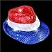 4th of July Set, Patriotic Sequin Blinking Hat, 4th of July Shutter Shade Glasses, Patriotic Bow Tie, Patriotic Color Pom Poms