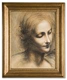 36 Hand Painted Serene Lady Artwork Designer New
