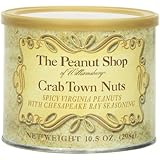 The Peanut Shop of Williamsburg Crab Town Nuts, 10.5-Ounce Tin