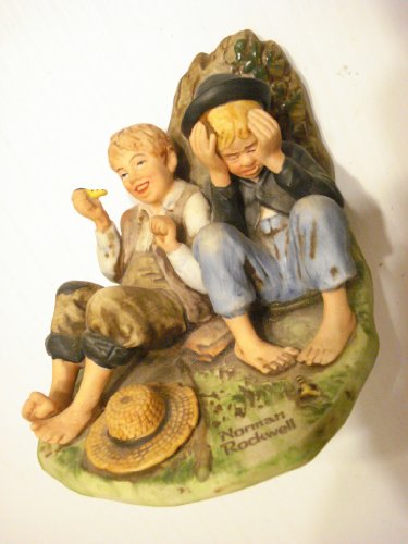 1976 Norman Rockwell Collection: First Smoke-image