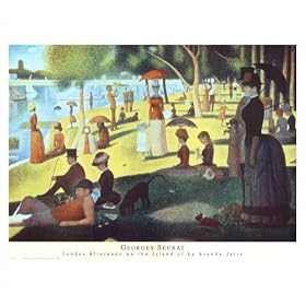 Sunday Afternoon on the Island of La Grande Jatte , 1884-1886 by Georges Seurat poster print,34 in.