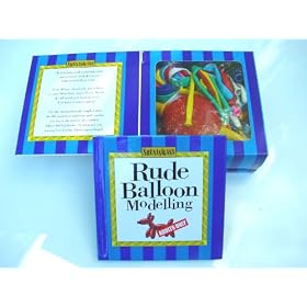 RUDE BALLOON MODELLING KIT FOR ADULTS INCLUDES APPROX 40 BALLOONS PUMP AND INSTRUCTIONS
