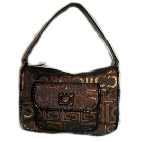 Liz Claiborne Heritage SPC Patent Trim Tote