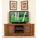 Home Styles Furniture Jamaican Bay Corner TV Stand in Mahogany Finish