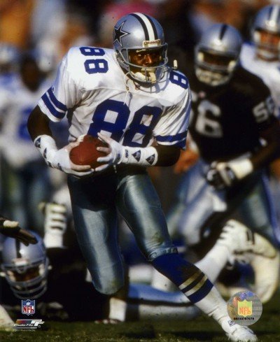 Michael Irvin Dallas Cowboys 8x10 Photo (1992 Action vs Raiders)