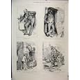 1885 ELECTIONEERING AGENT OTHELLO THEATRE HUMOUR PRINT