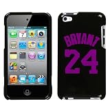 APPLE IPOD TOUCH ITOUCH 4 4TH LOS ANGELES LAKERS PURPLE KOBE BRYANT #24 BLACK HARD CASE COVER