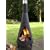 MEDIUM 125cm HIGH BLACK STEEL COLORADO CHIMINEA PATIO HEATER