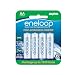 eneloop 2000 mAh typical, 1900 mAh minimum, 1500 cycle, 8 pack AA, Ni-MH Pre-Charged Rechargeable Batteries