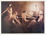51zYzR7b GL. SL160  Louis Icart Women in Music Room Etching Fine Art Print Poster