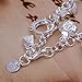 MosBug New Useful Cute Nice Personality Women Silvering Fashion Jewelry Charm 13 Pendants Bracelet