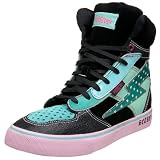 Punkrose Women's Retro-Sassy Hi-Top Sneaker
