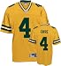Brett Favre Gold Reebok NFL Premier Green Bay Packers Jersey - X-Large