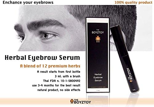 The Boyztoy - Herbal Eyebrow Serum growth and repair for Men and Woman 3 ml Bottle