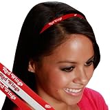 NHL Detroit Red Wings 3-Pack Elastic Headbands