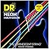 DR Strings NMCB-45 DR NEON 4 Bass Guitar String, Medium, Multi-Color