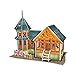 Cubicfun Cubic Fun 3d Puzzle Model 25pcs British Flavor Villa 16.5cm/6.5