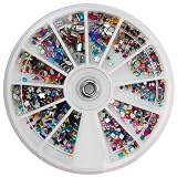 1200 pcs rhinestone nail art & 12 type shape
