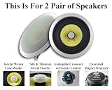 4 MA Audio MAT-870-2Y4PKG Home Theater In Wall Surround Sound Speakers