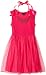 Secret Charm Girls 7-16 Scoop Neck Mesh Dress With Trim