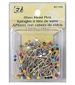 Glass Head Pins-150/Pkg