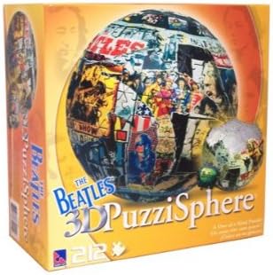 Beatles 3D Puzzle PuzziSphere Jigsaw Round
