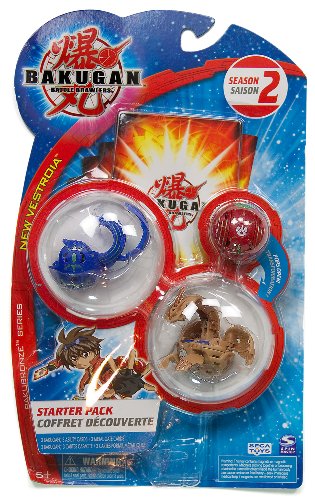 BakuBronze Series Bakugan Battle Brawlers Season 2 New Vestroia Starter Pack - NOT Randomly Picked, Sold As Shown In The Picture! (CR060)
