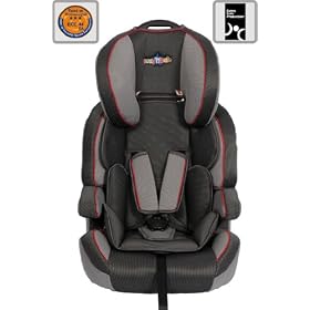 Cozy'n'Safe Car Seat (Grey/ Black, Group 1 - 2 - 3)