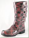 Jeffrey Campbell - Viv Grey Plaid Rain Boots