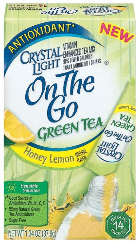Crystal Light On the Go, Green Tea Honey, 1.34-Ounce Unit (Pack of 6) by Crystal Light