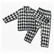 Men's Hanes Long-sleeve Coat-style Cotton Flannel Pajamas