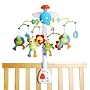 Jollybaby Interactive Crib Mobile with Lights, Music and Remote, Funky Garden