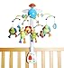 Jollybaby Interactive Crib Mobile with Lights, Music and Remote, Funky Garden