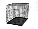 Brand New Black 30" Triple-door Suitcase Style Folding Metal Dog Crate with Divider - 30"(l) X 21"(w) X 24"(h),$69.99