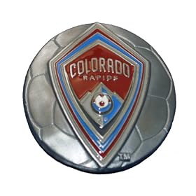Colorado Rapids MLS Belt Buckle Soccer